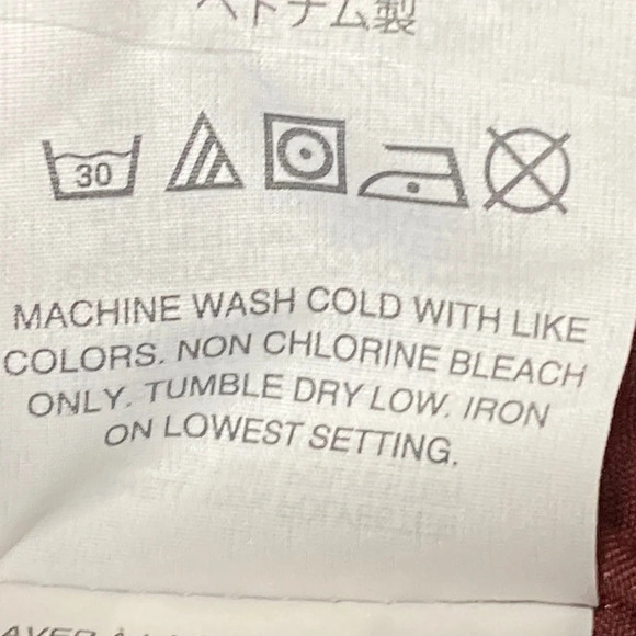 J. Crew Mercantile Ruffled Puffer Vest Dark Wine Size M - Picture 10 of 10